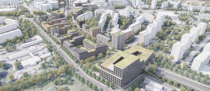 Svenska byggjättar i miljardprojekt i Solna