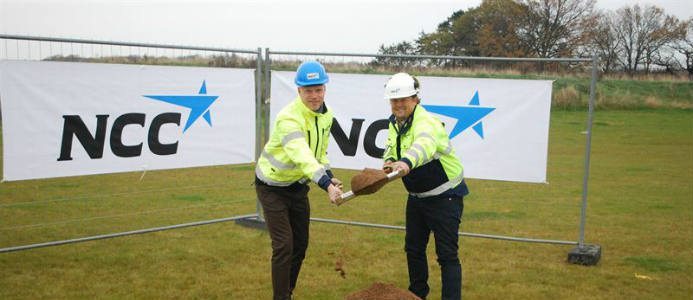 Första spadtaget för Maria Park i Helsingborg