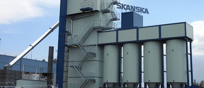 Skanska satsar på förnyelsebara bränslen vid asfalttillverkning