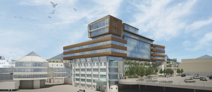 Toppmoderna kontor ovanför resecentrum