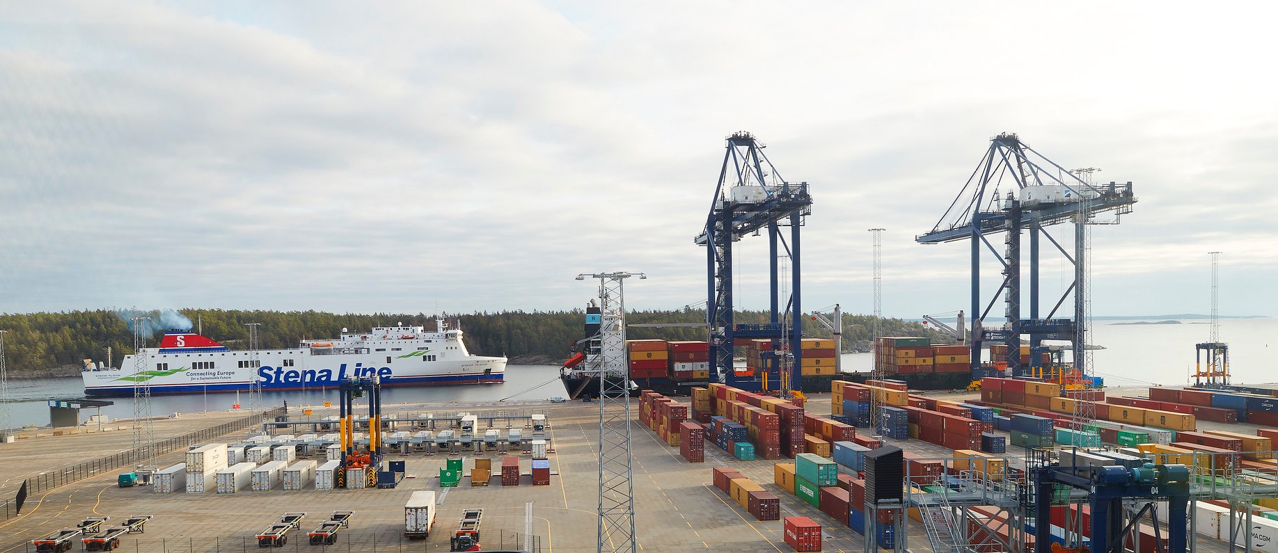 Miljardbygget i Sveriges jättehamn invigt