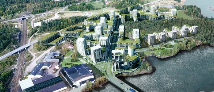 NCC bygger infrastruktur i ny stadsdel