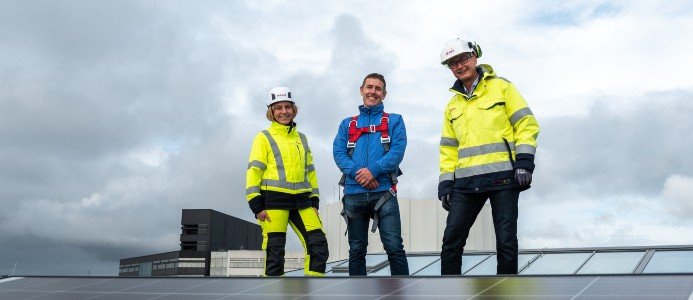 Wihlborgs största solanläggning invigd