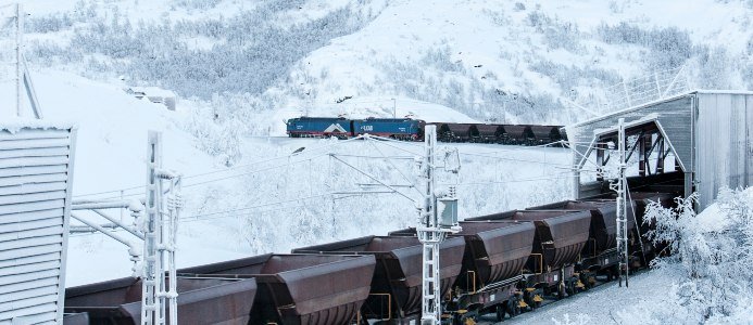 Tester för tyngre transporter på Malmbanan