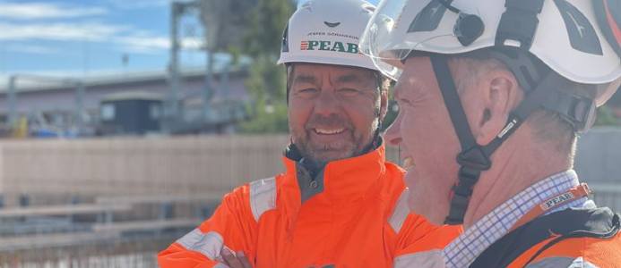 Peab första byggbolag med fossilfritt stål från SSAB