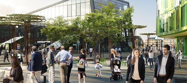 Nya bostäder och arbetsplatser vid Malmö Centralstation