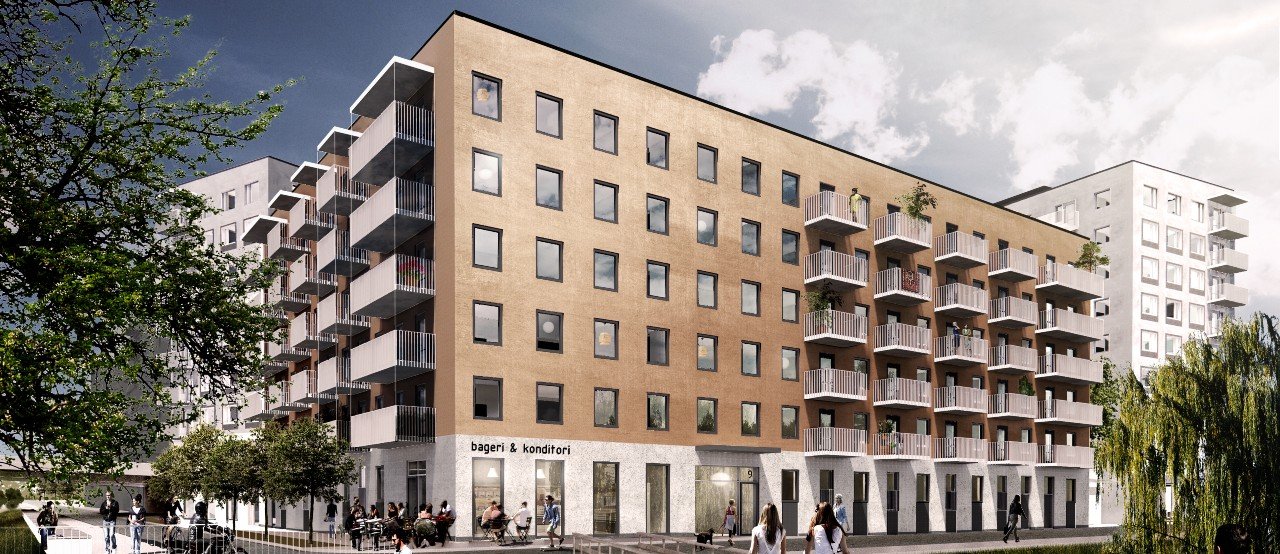 De bygger i Barkarbystaden för en halv miljard