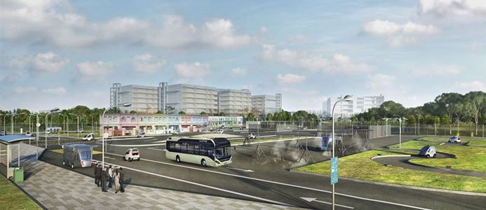 Volvo testar självkörande elbussar i Singapore