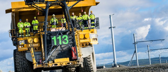 Boliden satsar på klimatsmarta transporter