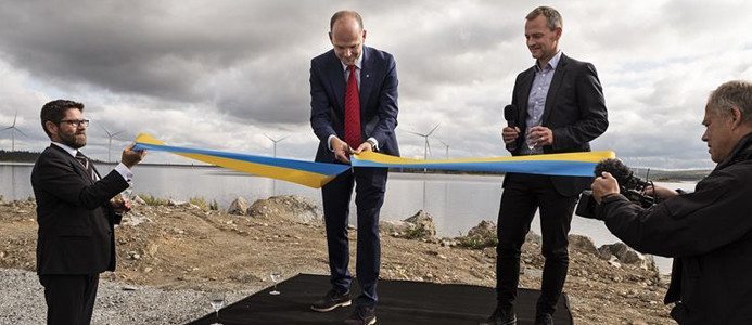 Blaiken vindkraftpark är invigd
