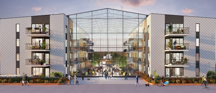 Peab bygger 500 kvm stor inglasad trädgård