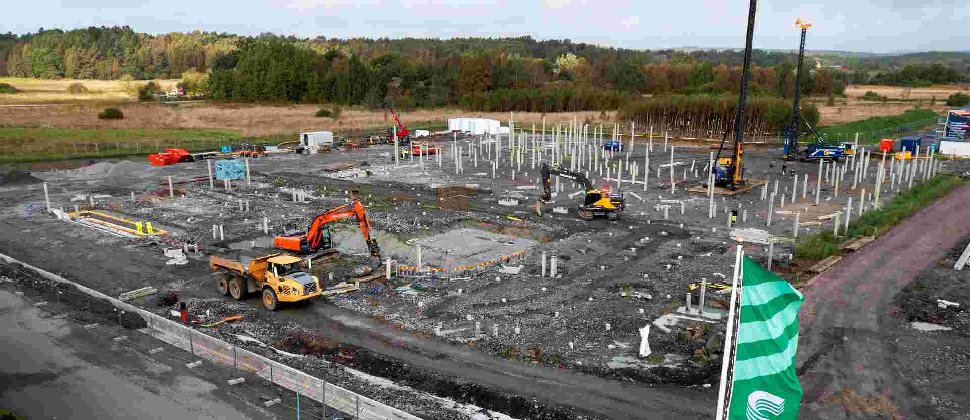 Byggplats SEEL på Gateway Säve. Foto: Castellum / Sofia Sabel