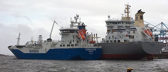 Ökad bunkringsefterfrågan av flytande naturgas