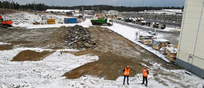 Här byggs Nexans Grimsås nya superlager