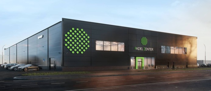 Den nya anläggningen blir den största hittills. Foto: Padel Zenter