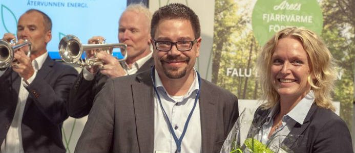 Falu Energi och Vatten blev Årets fjärrvärmeföretag 2014