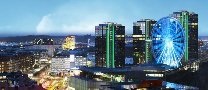 Tredje skrapan av Gothia Towers är klar