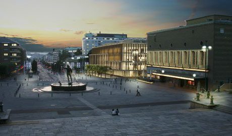 Ombyggnaden av Göteborgs stadsbibliotek i full gång