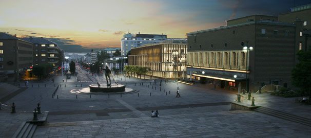 Ombyggnaden av Göteborgs stadsbibliotek i full gång
