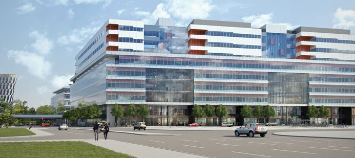 Smart styrning för klimat och belysning på Nya Karolinska Solna