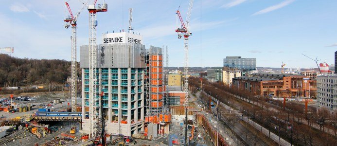 Karlatornet växer: ”Målet är ett våningsplan i veckan”