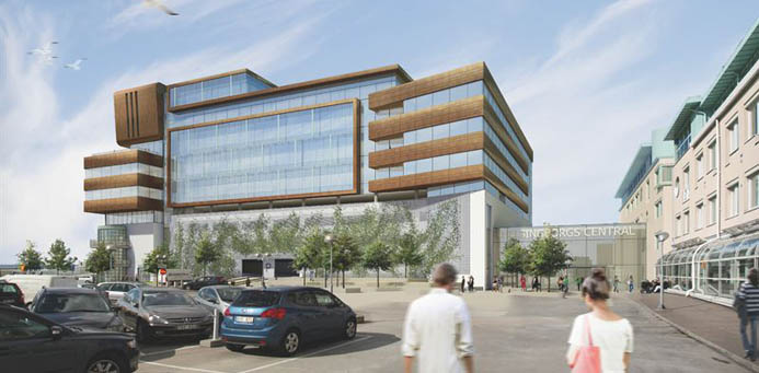 Fler våningar på stationsbyggnaden Knutpunkten