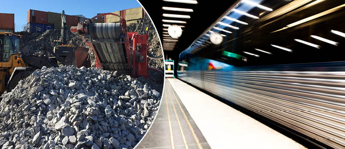 Klart att flytta rester från t-banebygget till sjöss