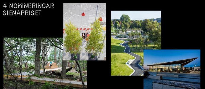 Fyra projekt strider om Sveriges främsta landskapspris