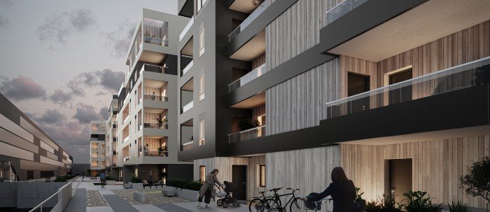 Peab bygger nya lägenheter i Skien