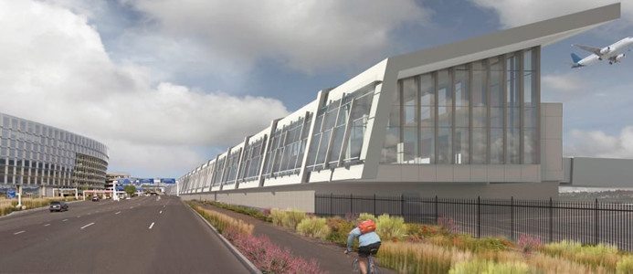 Skanska bygger ut Portland International Airport