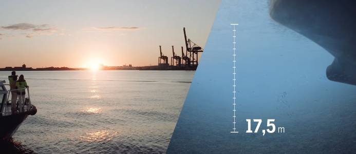 13,5 miljoner kubikmeter lera från fördjupad farled