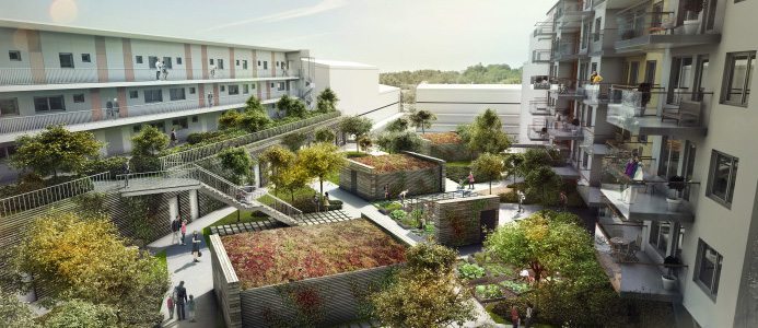 Bostäder utvecklas på gallerian i Mölndal