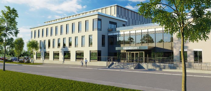 Riksarkivet bygger för framtiden