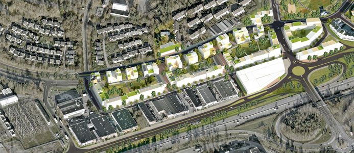 Sex får bygga i Skärholmen