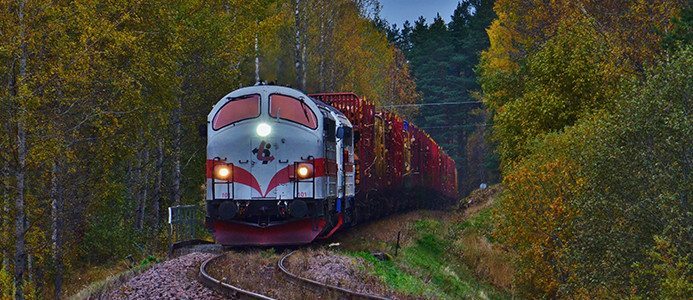 Levererar sin miljonte kubikmeter på järnväg