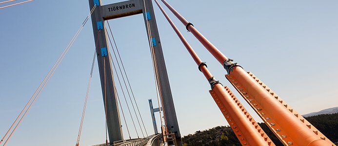 Världsuppmärksammat broarbete på förra Almöbron