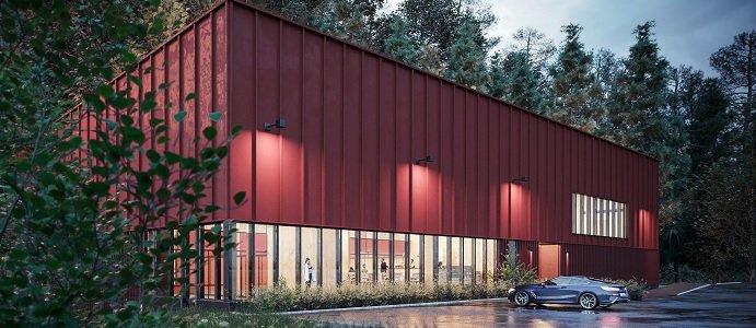 Bygget av unikt skolprojekt med padelhall tar form