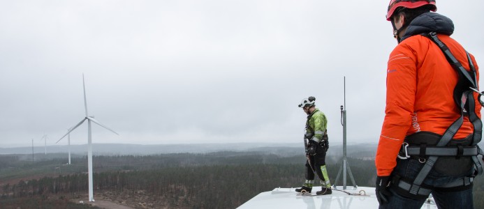 Veidekke bygger vindkraftpark åt Stena Renewable