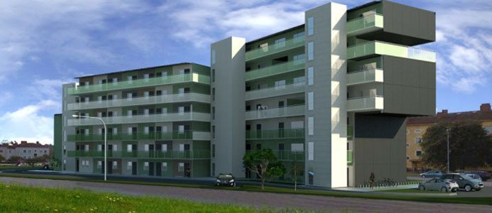 Modulhus för studenter i Kalmar