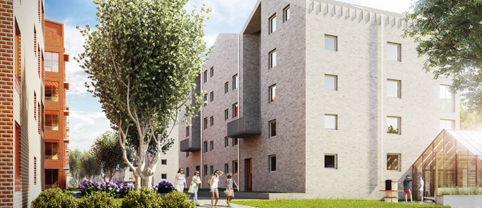 Nya hyresrätter intill miljonprogram i Varberg