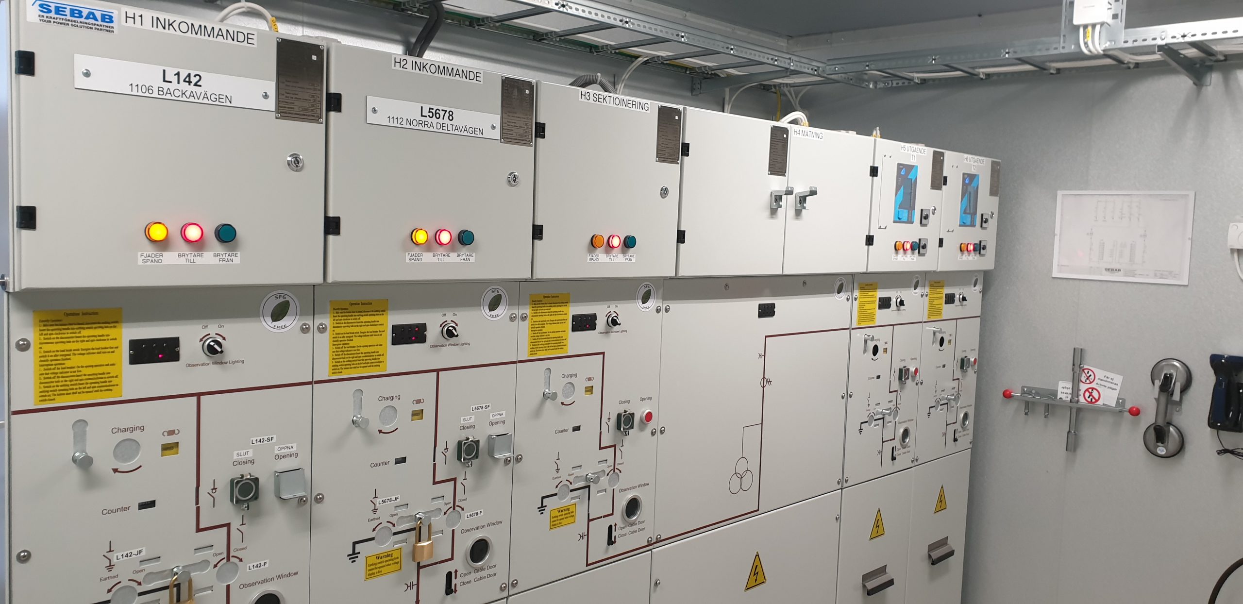 Exempel på installation hos Västtrafik.