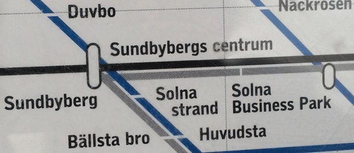 Vretens tunnelbanestation blir Solna strand