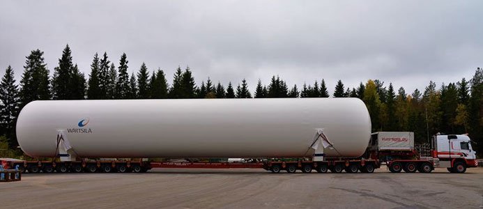 Flytande naturgas på stålverket i Brahestad