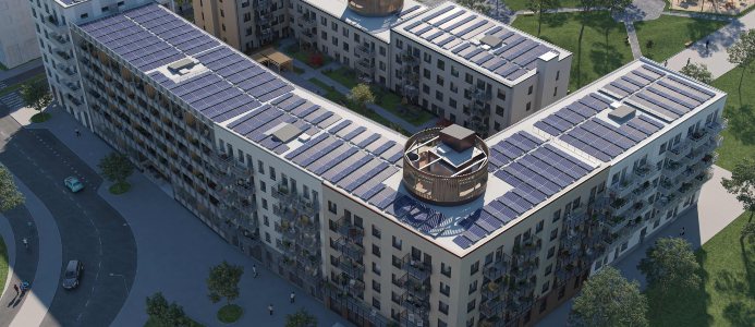 Kvarteret Scilla spetsar med hållbarhet i världsklass