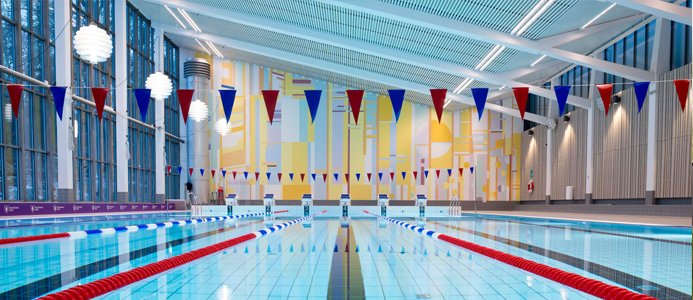 Åkeshovs sim- och idrottshall.