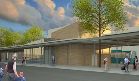 Nu byggs Amhults resecentrum