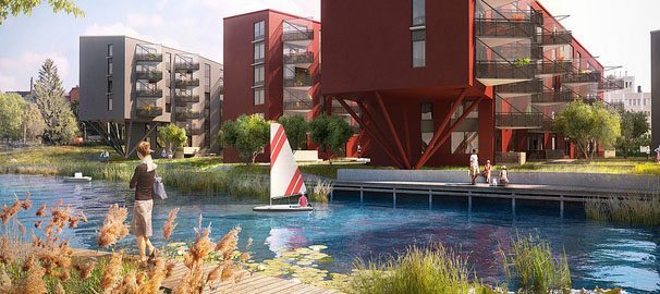 Miljösvanen brer ut sina vingar över Annedal