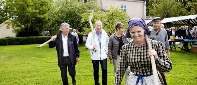 Första spadtaget för Nordanby Äng