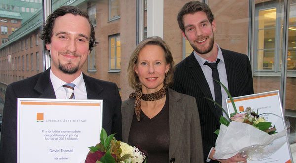 Den bästa uppsatsen om godstransport på väg