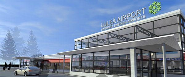 Nu startar ombyggnationen av Luleå Airport